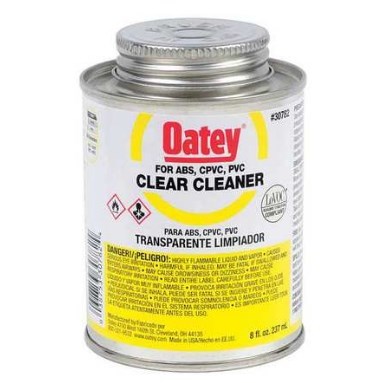 CLEANER PVC CLEAR 8 oz OATEY (24), item number: 30782