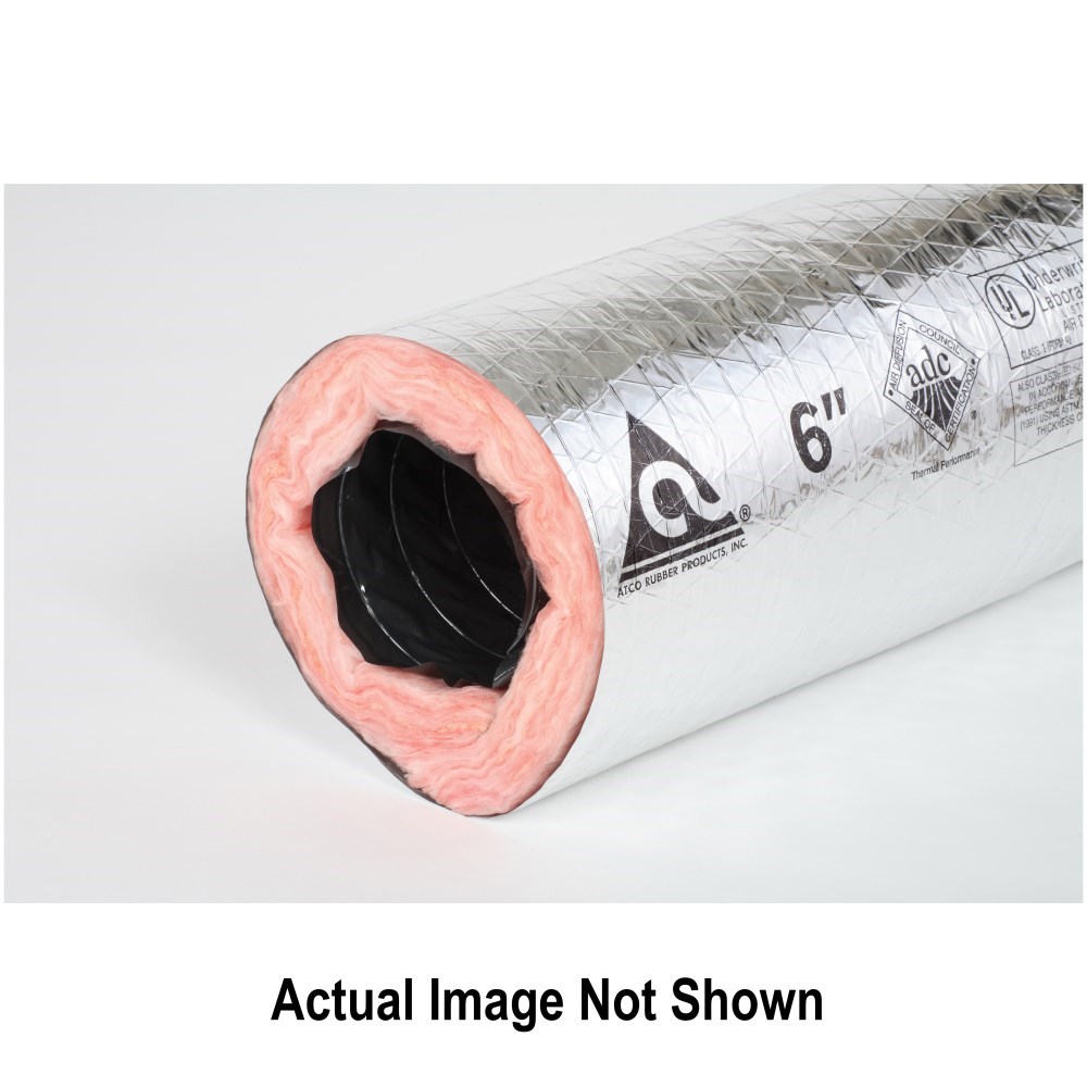 DUCT FLEXIBLE INSULATED 8inx25ft R8 FOIL POLY BARRIER ATCO, item number: 31-8