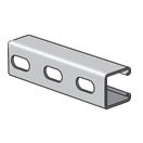 CHANNEL GREEN 12 ga 10ftx1-1/2in ELONGATED HOLES STRUT (50), item number: PS200EH-G