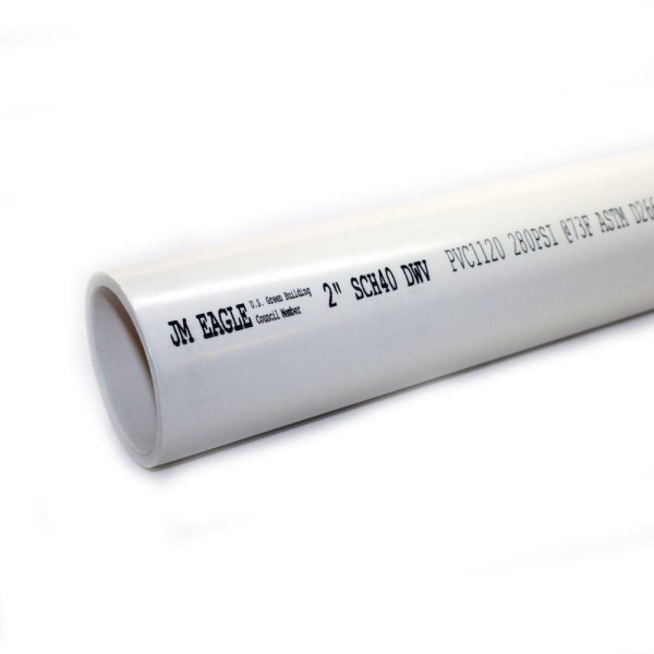 PIPE PLASTIC PVC FOAM CORE 2inx10ft (167), item number: FPVC-2