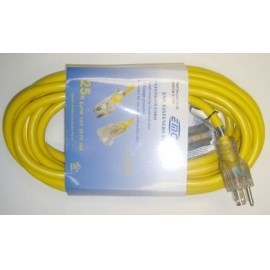 EXTENSION CORD WITH LED PLUG 50ft 16/3 EMC, item number: LED16-50