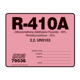 Pack of Refrigerant Labels 10 R-401B / R401B  Suva / Genetron MP66 # 04451 
