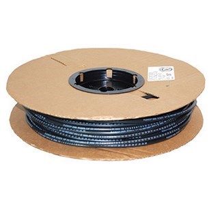 PVC TUBING BLACK WITH RED STRIPE 200ft ARZEL, item number: PVC-RED