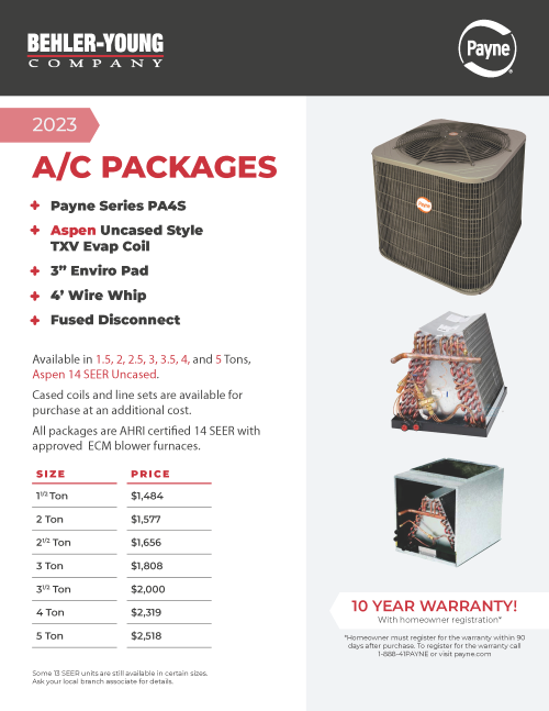 Payne Packages Flyer