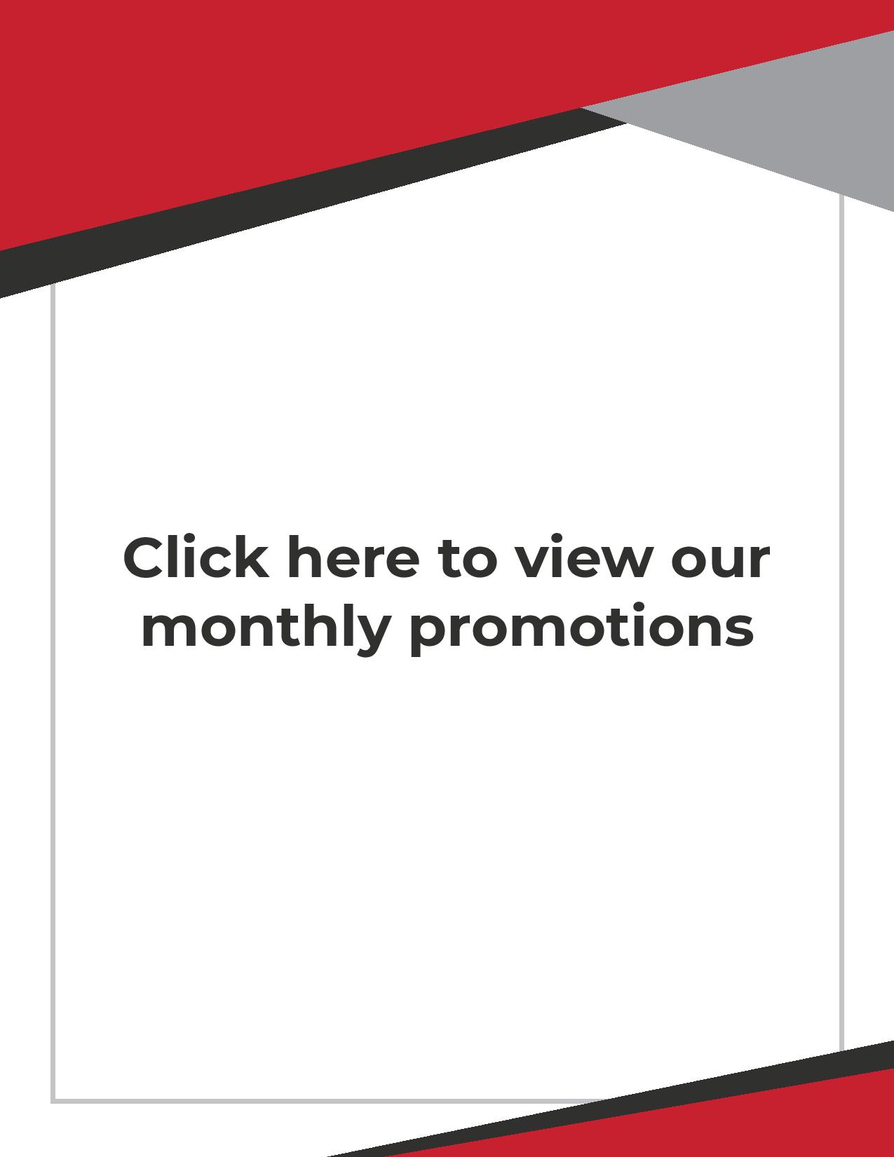 Monthly promotions flyer